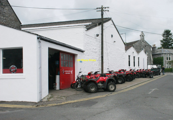 Photo 6"x4" ATVs outside J Paterson & Sons, Dalbeattie Dalbeattie c2017
