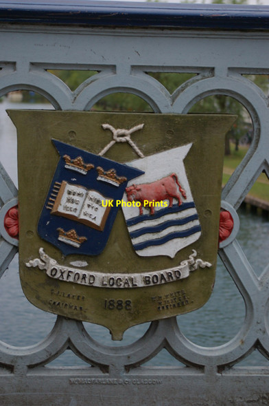 Photo 6"x4" Oxford Local Board plaque, Osney Bridge, Oxford Oxford\/SP5106 c2017