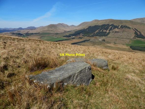 Photo 6"x4" Boulders above Glen Fruin Shandon\/NS2586 c2017