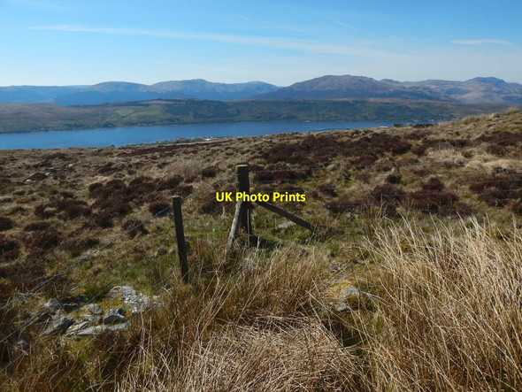 Photo 6"x4" Fence corner Faslane Port c2017