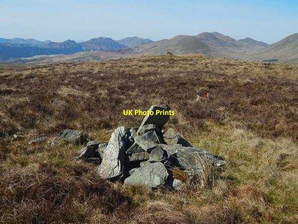 Photo 6"x4" A summit cairn Shandon\/NS2586 c2017