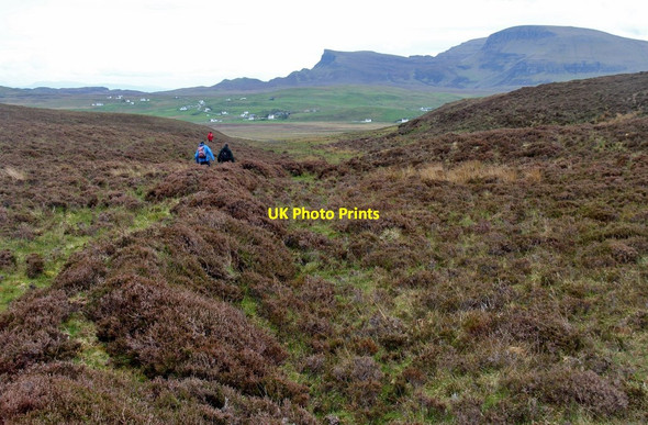 Photo 6"x4" A shallow depression leading towards Kilmaluag Shulista c2017