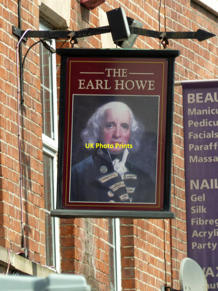 Photo 6"x4" The Earl Howe, Inn sign Nottingham\/SK5641 c2017