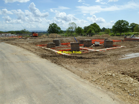 Photo 6"x4" Charles Church building site Church End\/SO8936 c2017