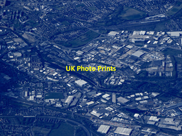 Photo 6"x4" Leeds from the air Rothwell\/SE3428 c2017