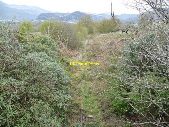 Photo 6"x4" Former railway line to Bala, at Manod [2] Blaenau Ffestiniog c2017
