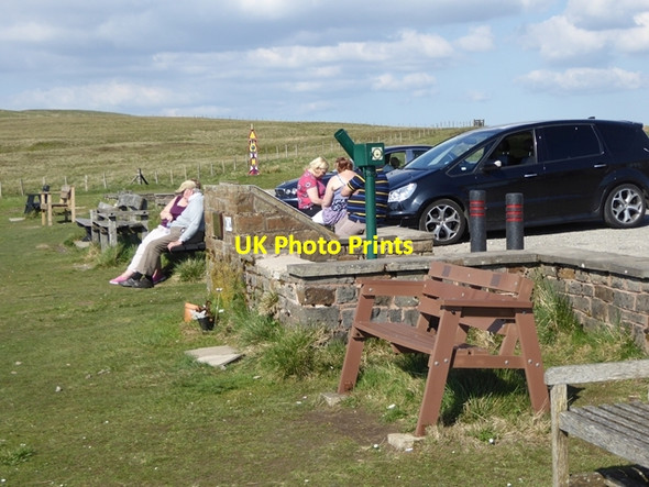 Photo 6"x4" Viewing terrace at Hartside Gamblesby Fell c2017