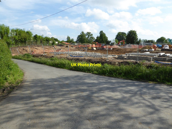 Photo 6"x4" Building site beside Fleet Lane in Twyning. Twyning Green c2017