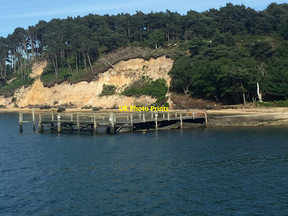 Photo 6"x4" Pottery Pier, Brownsea Island Lower Hamworthy c2017