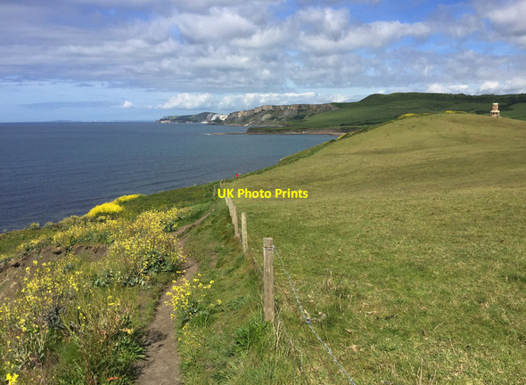 Photo 6"x4" South West Coast Path at Kimmeridge Bay Kimmeridge c2017