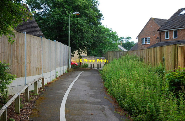 Photo 6"x4" Cycleway & footpath to Blakes Avenue, Cogges, Witney, Oxon Witney c2017
