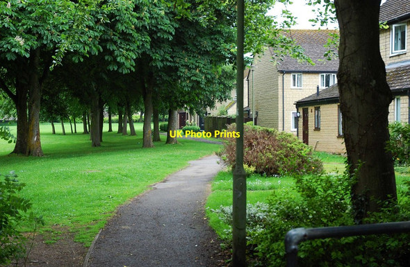 Photo 6"x4" Footpath off Mud Lane, Cogges, Witney, Oxon Witney c2017