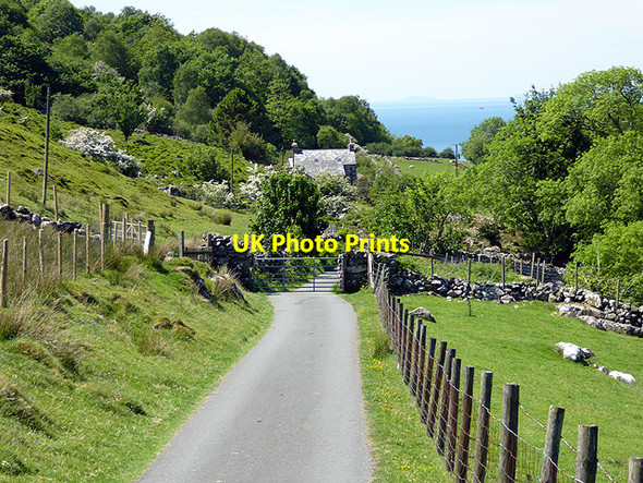 Photo 6"x4" Gate on the road down to Arthog Arthog c2017