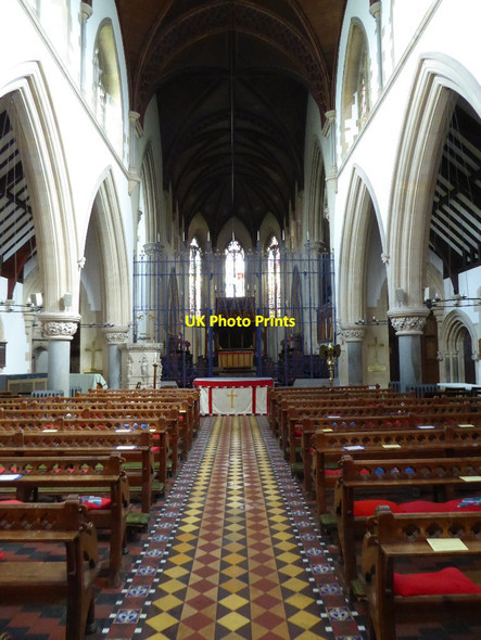 Photo 6"x4" Interior of St Michaels church St Michaels\/SO5865 c2017