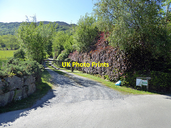 Photo 6"x4" Entrance to Gilfachwydd Dolgellau c2017