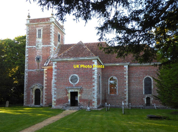 Photo 6"x4" All Saints' church, Farley, from the churchyard Farley\/SU2229 c2017