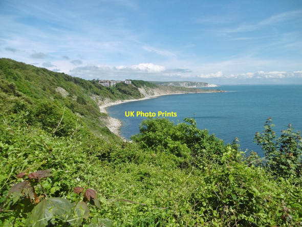 Photo 6"x4" Durlston Bay Swanage c2017