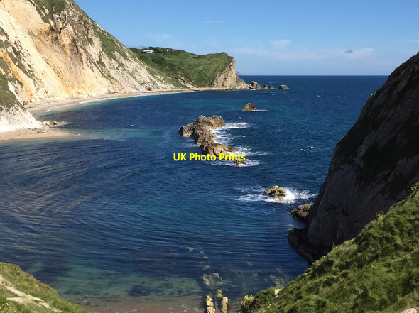 Photo 6"x4" St Oswald's Bay West Lulworth c2017