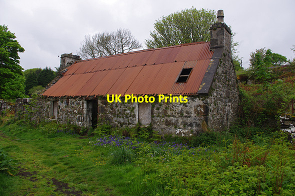 Photo 6"x4" Dilapidated cottage, Corry Corry\/NG6424 c2017