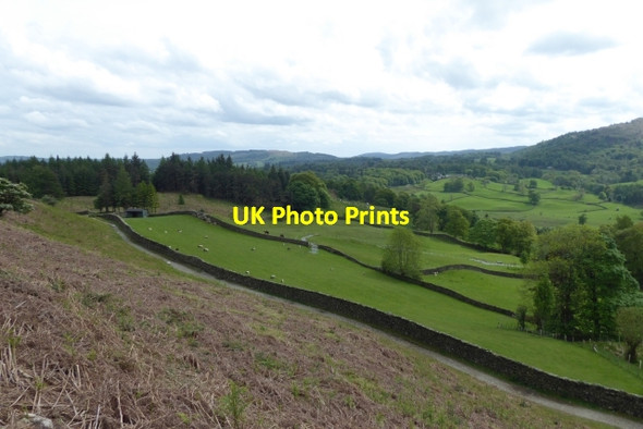 Photo 6"x4" Under Icy Crag Ambleside c2017