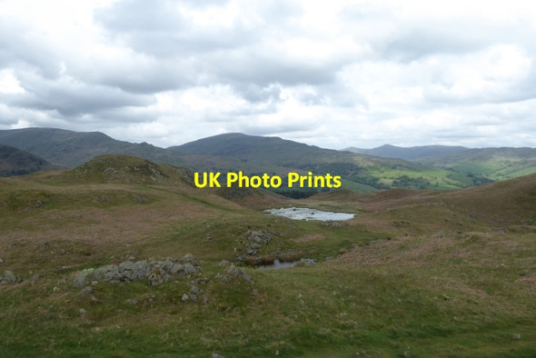 Photo 6"x4" Small tarns on Loughrigg Ambleside c2017