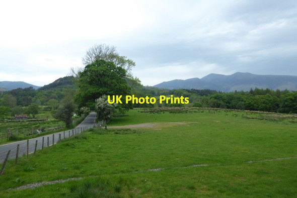 Photo 6"x4" Field or car park Keswick\/NY2623 c2017