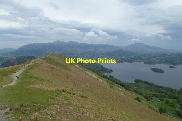 Photo 6"x4" Skelgill Bank from Catbells path Newlands\/NY2320 c2017