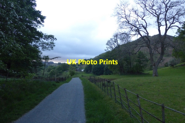 Photo 6"x4" Path around Loughrigg Tarn Skelwith Bridge c2017