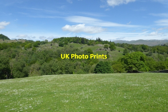 Photo 6"x4" Fields near High Park Farm Little Langdale c2017
