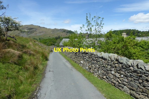 Photo 6"x4" Road near High Park Farm Little Langdale c2017