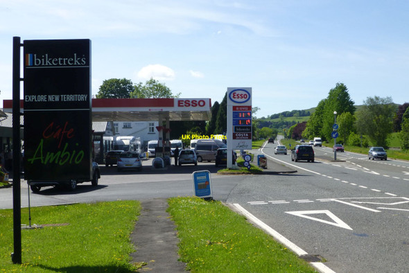 Photo 6"x4" Petrol filling station at Ings Ings c2017
