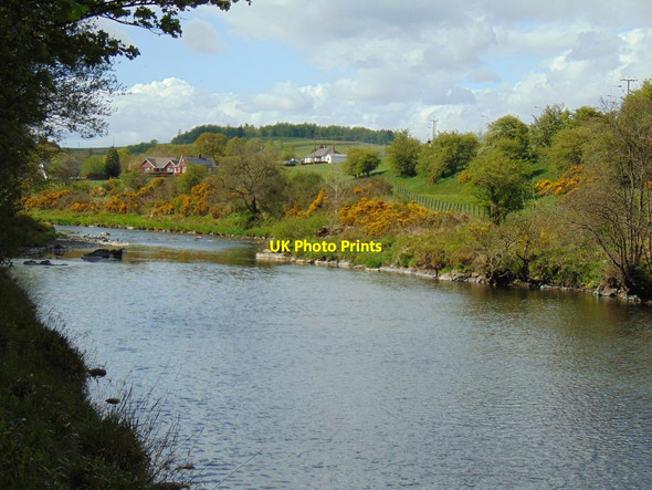 Photo 6"x4" River Nith just south of Mennockfoot Sanquhar c2017