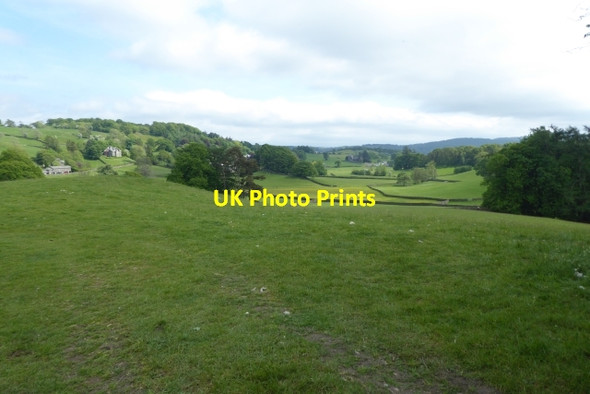 Photo 6"x4" Farmland above Near Sawrey Far Sawrey c2017