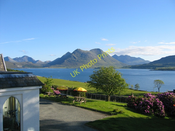 Photo 6"x4" Borodale Hotel garden and car park Clachan\/NG5436 c2007