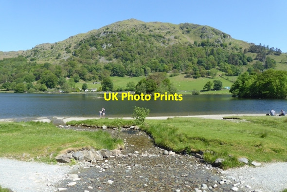 Photo 6"x4" Stream from Loughrigg Fell Ambleside c2017