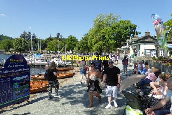 Photo 6"x4" Beside the lake in Waterhead Ambleside c2017