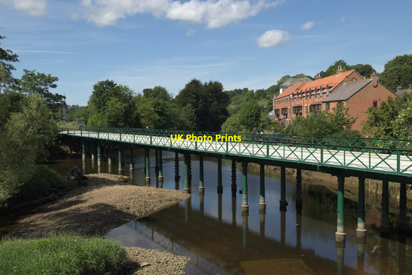 Photo 6"x4" Railway Bridge over the Esk, Ruswarp Whitby\/NZ8910 c2017