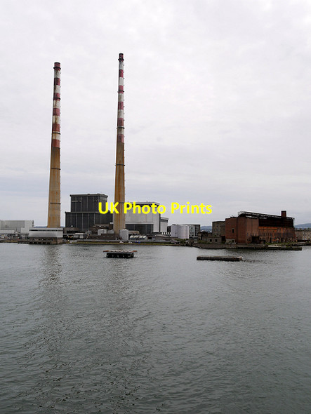 Photo 6"x4" Poolbeg Stacks Sandymount c2017