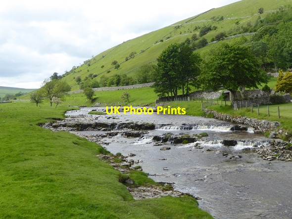 Photo 6"x4" River Skirfare at Litton village Litton\/SD9074 c2017