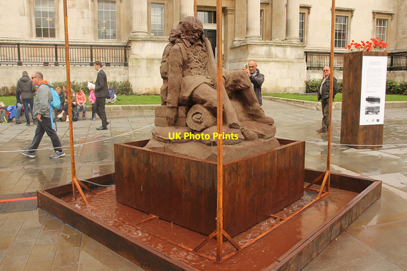 Photo 6"x4" Mud Soldier Westminster c2017