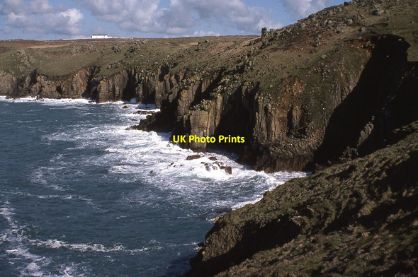 Photo 6"x4" The cliffs below Land's End Mayon c1980