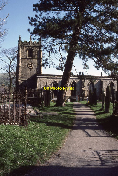 Photo 6"x4" Castleton church Castleton\/SK1582 c1984