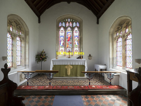 Photo 6"x4" St Mary Magdalene, Hilton - Chancel The Green\/TL2966 c2017