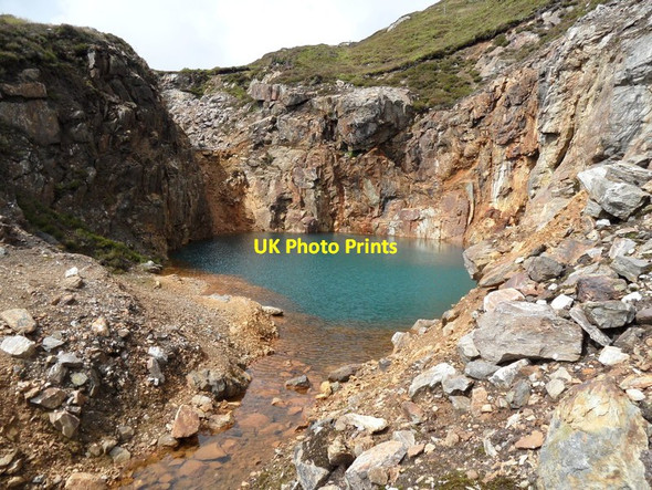 Photo 6"x4" Barites mine at Beinn Eagagach Beinn Eagagach c2017