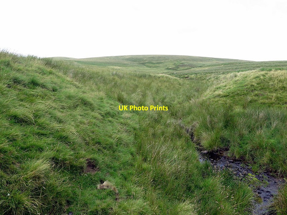 Photo 6"x4" Unnamed burn north of Green Law Raeshaw Fell c2017