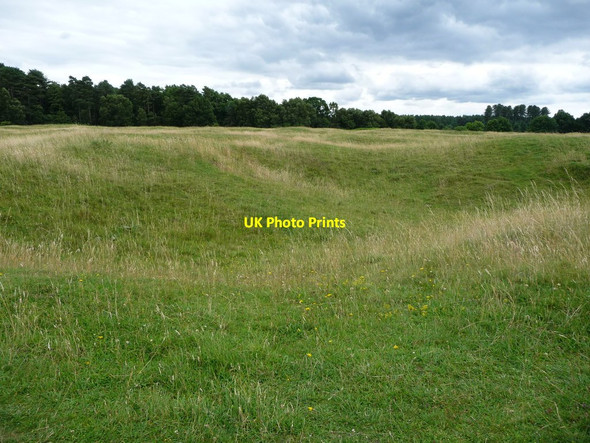 Photo 6"x4" View south-east across Grime's Graves Lynford c2017