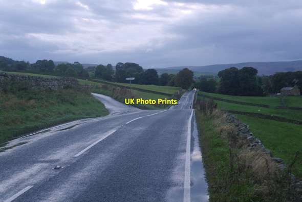 Photo 6"x4" A684 and Mire Bank Lane Burtersett c2016