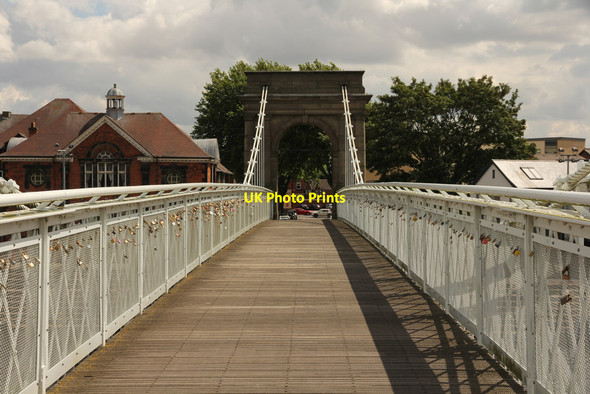 Photo 6"x4" Wilford Suspension Bridge West Bridgford c2017