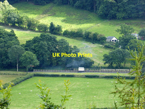 Photo 6"x4" A train running into Nantyronen Station, Vale of Rheidol Railway Nantyronen Station c2017