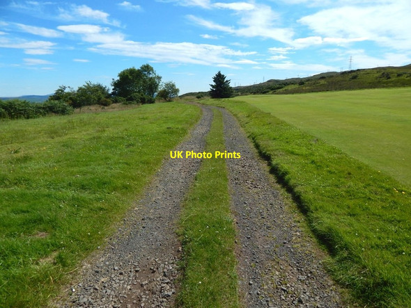 Photo 6"x4" Track from Whinhill Reservoir Greenock\/NS2776 c2017